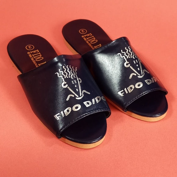 Very Rare 1985 Fido Dido blue Slip On Summer Shoe's