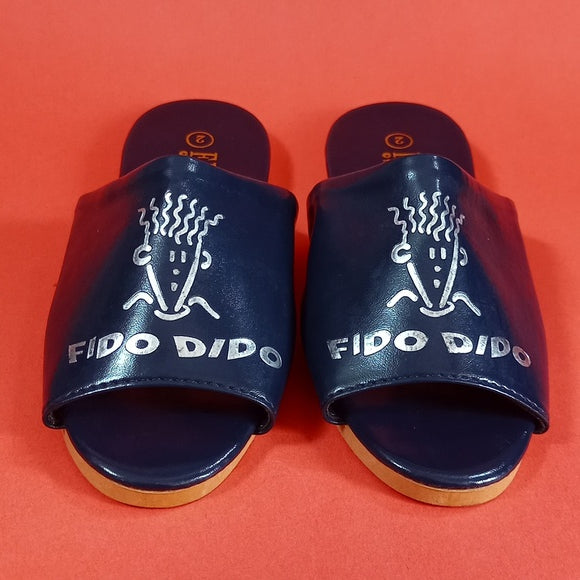 Very Rare 1985 Fido Dido blue Slip On Summer Shoe's