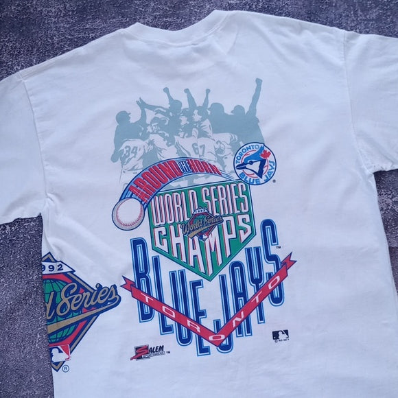 Vintage 1992 SALEM MLB Toronto Blue Jays World Series T-Shirt