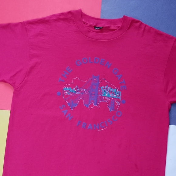 Vintage 1996 Single Stitch The Golden Gate Bridge San Francisco T-Shirt