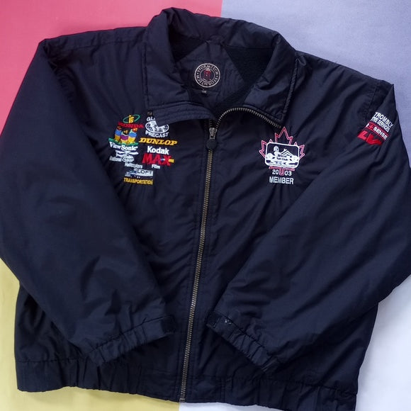 Vintage 2003 Simcoe Go-Cart Club Member Embordered Racing Jacket