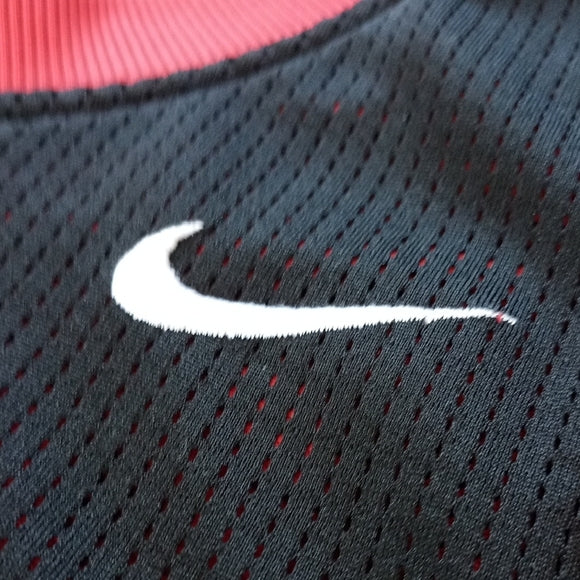 Vintage Y2K Nike FORCE Black and Red Reversible Jersey Tank Top