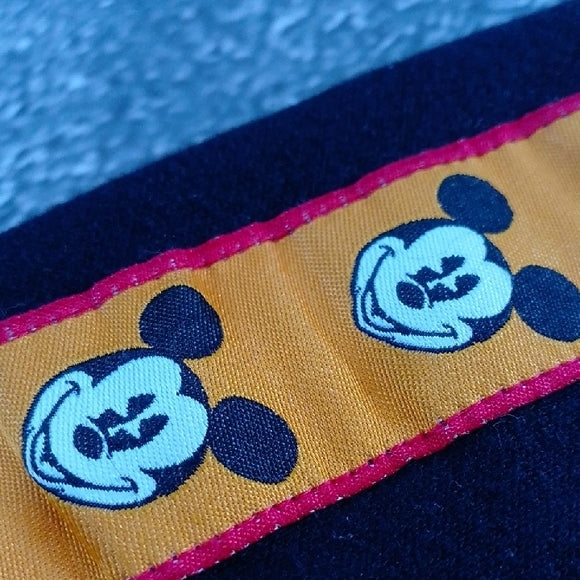 Disney x Forever 21 Mickey Mouse Black Joggers with Orange Trim