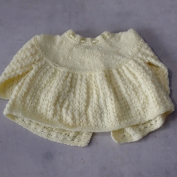 VINTAGE 90s Cozy Knit Baby Cardigan