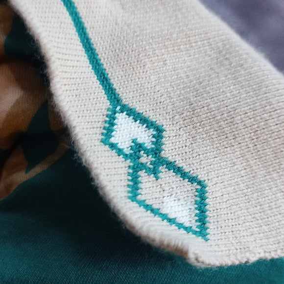 Vintage 1992 Funky Pattern HEAD Brand Polo T-Shirt