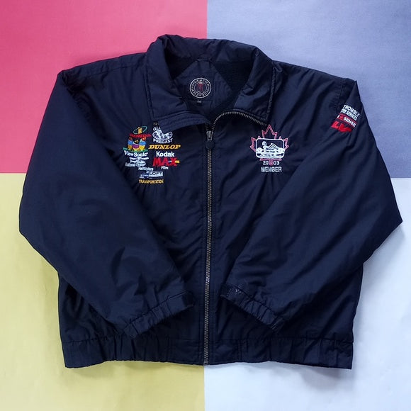 Vintage 2003 Simcoe Go-Cart Club Member Embordered Racing Jacket