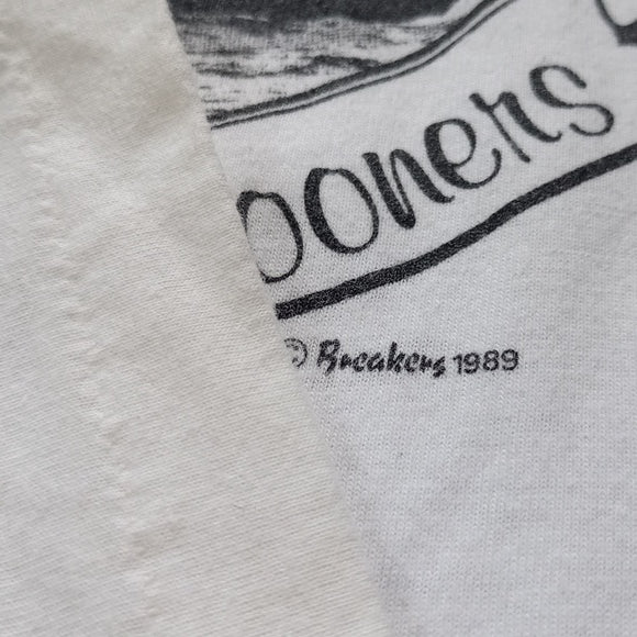 Vintage 1989 Nova Scotia Atlantic Coast Schooners Canada Single Stitch Tee