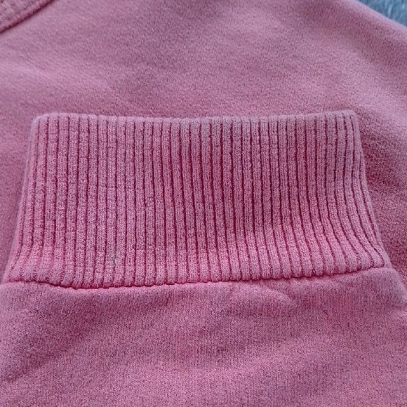 VINTAGE 90s Non-fiction Tiger Brand Peach Pink Crewneck Sweatshirt