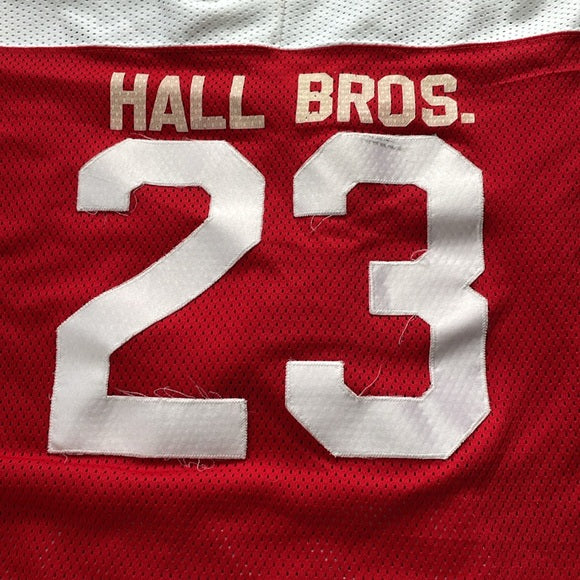 Vintage MERCHANTS With Red Leafs #23 Hall Bros Hockey Jersey