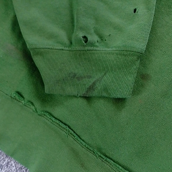 Distressed John Deere Green Tractor Hoodie