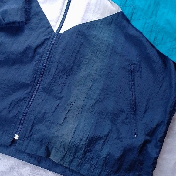 Vintage 90s ADIDAS COLOUR BLOCK WINDBREAKER