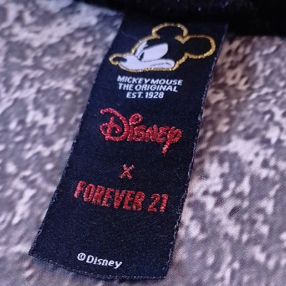 Disney x Forever 21 Mickey Mouse Black Joggers with Orange Trim
