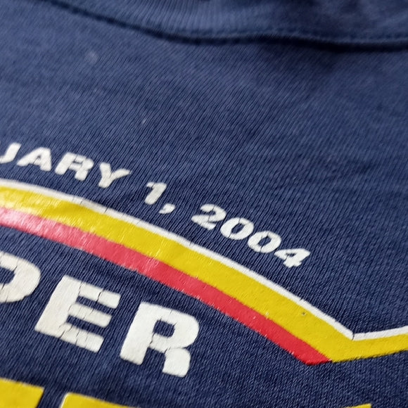 Vintage 2004 Super Bowl XXXVIII Navy Sweater Crewneck