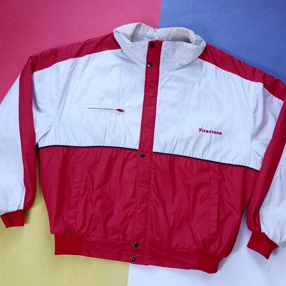 Vintage Exclusive Firestone PROMO Two-Tone Puffer Jacket