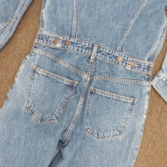Agolde Silka Denim Jumpsuit