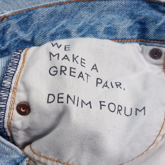 DENIM FORUM The Claudia High Rise Baggy 28L Women's Jeans