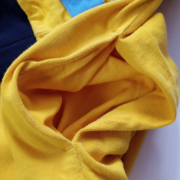 Tommy Hilfiger Denim Patched Big Print Long Sleeve T-Shirt Yellow