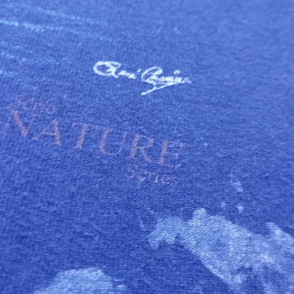 Vintage 90s Wolf Walking Through River Single Stitch T-Shirt Distressed Unisex