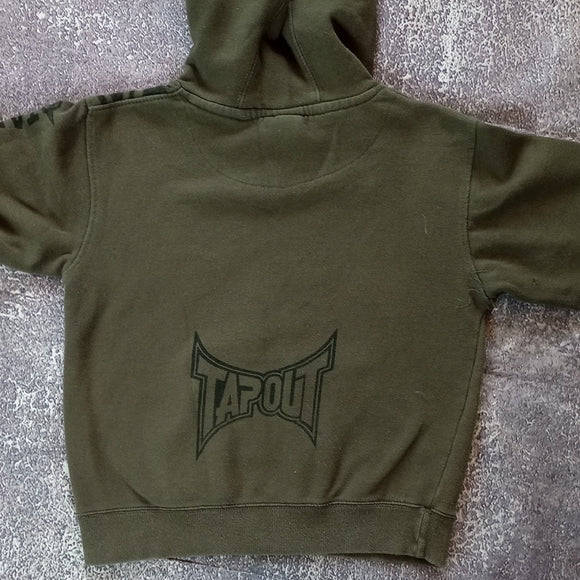 KIDS Tapout Green Hoodie MMA