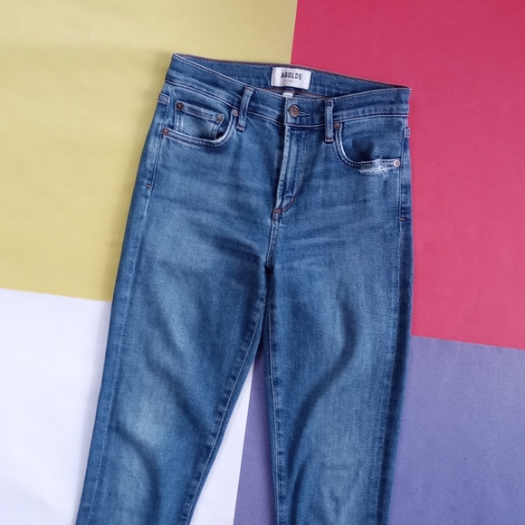 Women's AGOLDE Sophie Mid Rise Ankle Skinny Denim Jeans A123C-1156