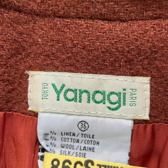 Vintage Yanagi Two Piece Suit With Wool Skirt