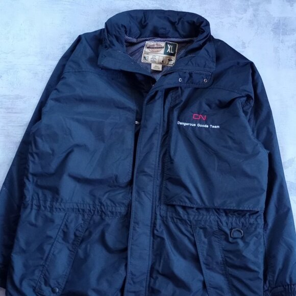 Vintage CN RAIL DANGEROUS GOODS TEAM Winter Thinsulate Jacket