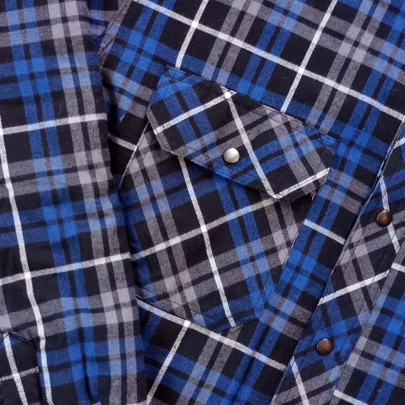 BC Clothing Lumberjack Plaid Button-Up Woodsmen Jacket