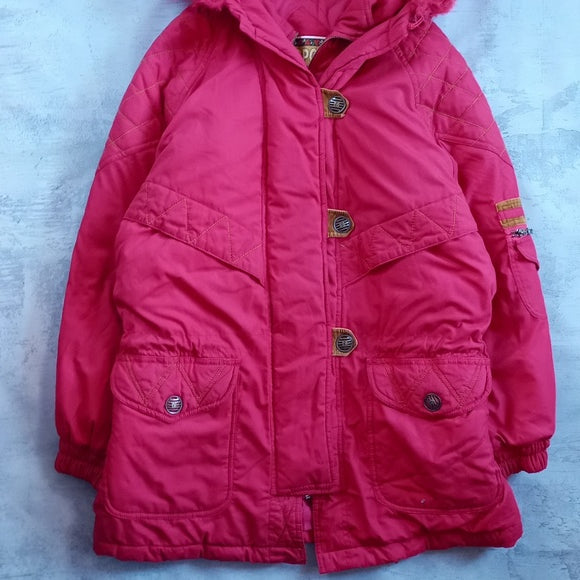 VINTAGE 90s ISPO Winter Red Parka UNISEX