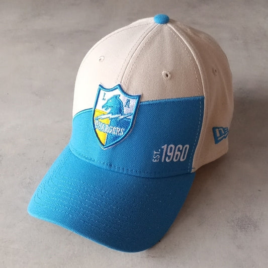 New Era Cream/Powder Blue Los Angeles Chargers 2023 Sideline Historic Flex Hat