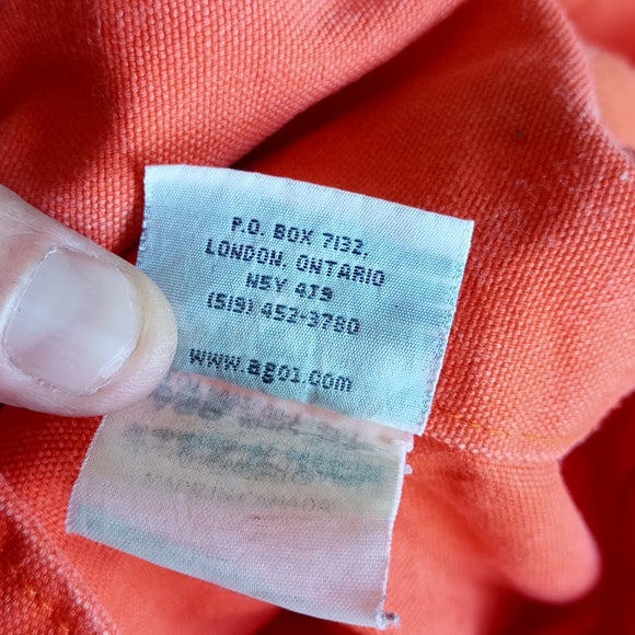 AGO Essential Workwear Denim Orange Jacket With Hoodie ARC/FR #HO-325