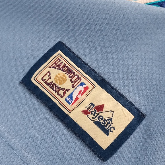 L.A. Lakers Baby Blue Majestic Hardwood Classic Basketball Jersey
