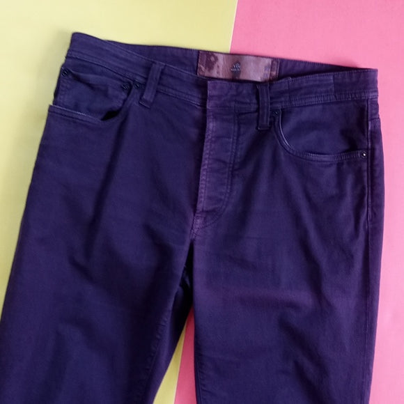 Dolce & Gabbana Denim Jeans Maroon Stretch TP-G654MT