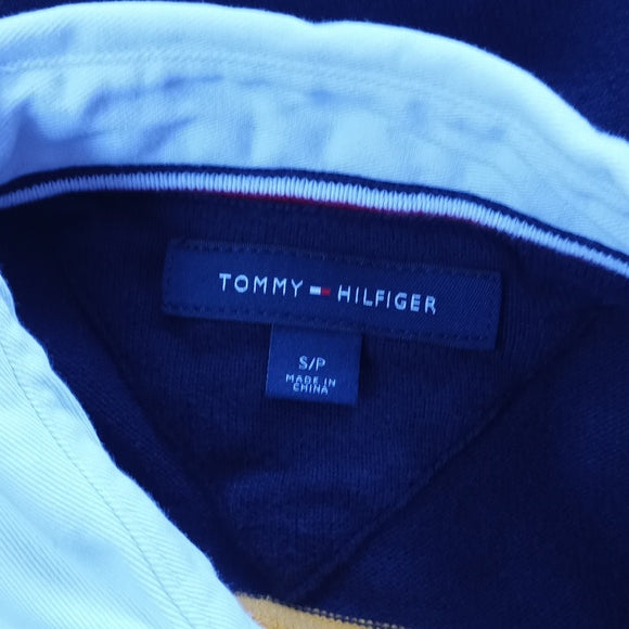 Tommy Hilfiger Strped Blue/Yellow Long Sleeve Shirt