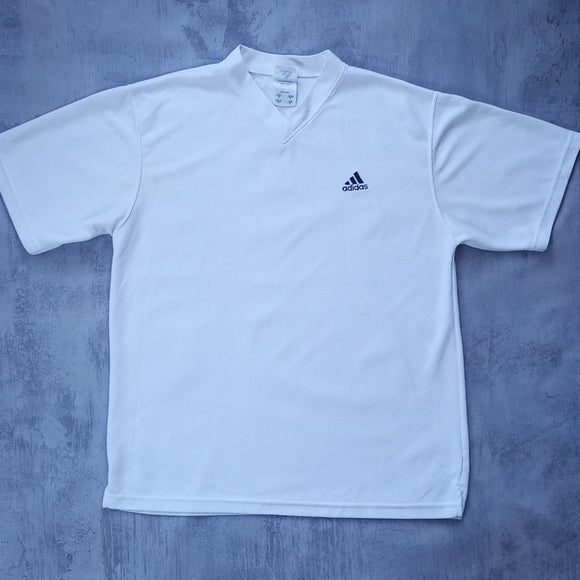 Vintage 90s Adidas Workout-Style Mesh Jersey Shirt