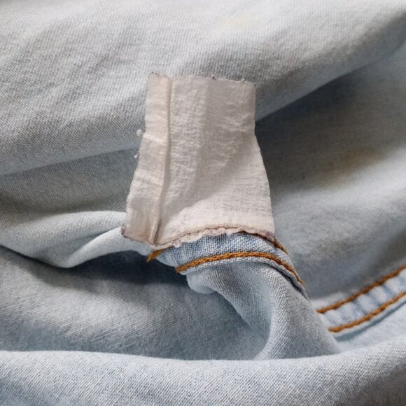 Vintage 90s IGA Home Town Proud Denim Button-Up Shirt