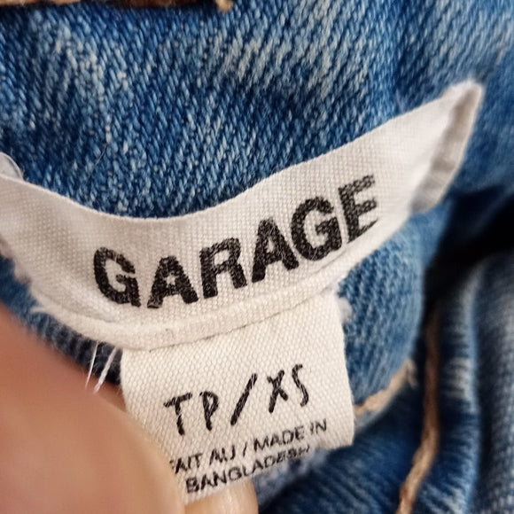Garage Denim Overalls Ripped Style