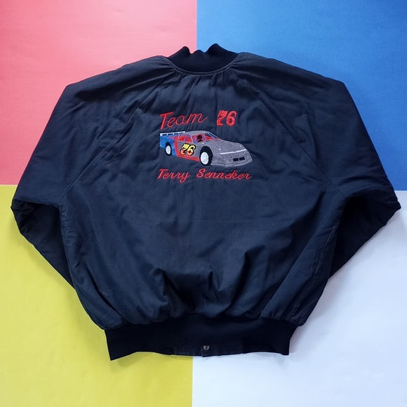 Vintage Racing Pit Crew Jacket Team 76 Terry Senneker Ron Jacket