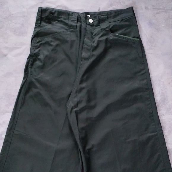 Vintage 90s Big Baggy SNUG INDUSTRIES Dark Green Wide-Leg Pants
