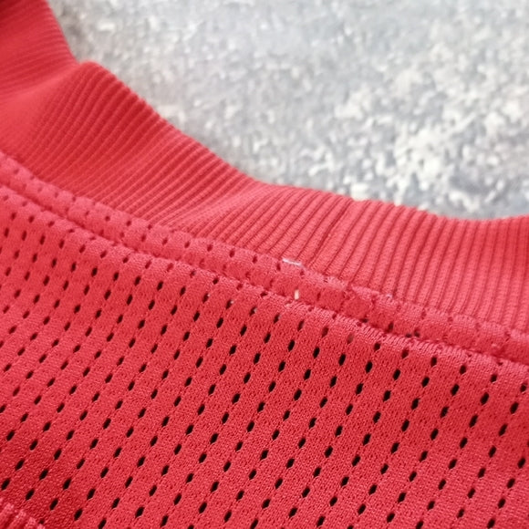 Vintage Y2K Nike FORCE Black and Red Reversible Jersey Tank Top
