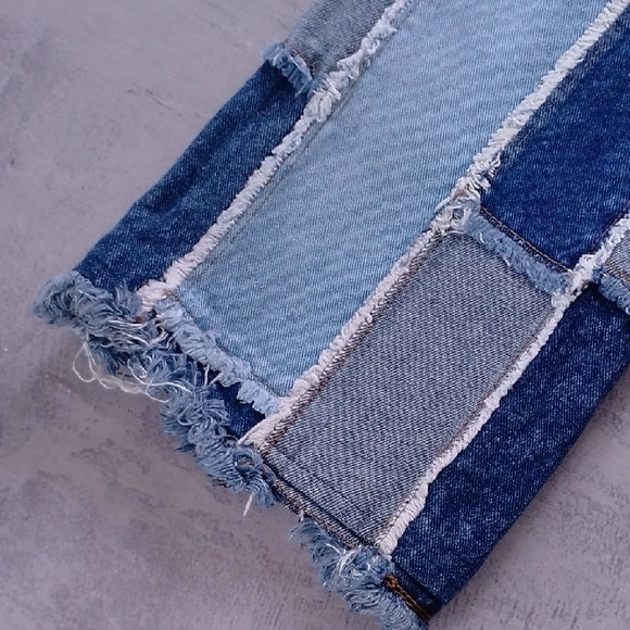 Vintage 90s Zana di Patchwork Denim Jeans