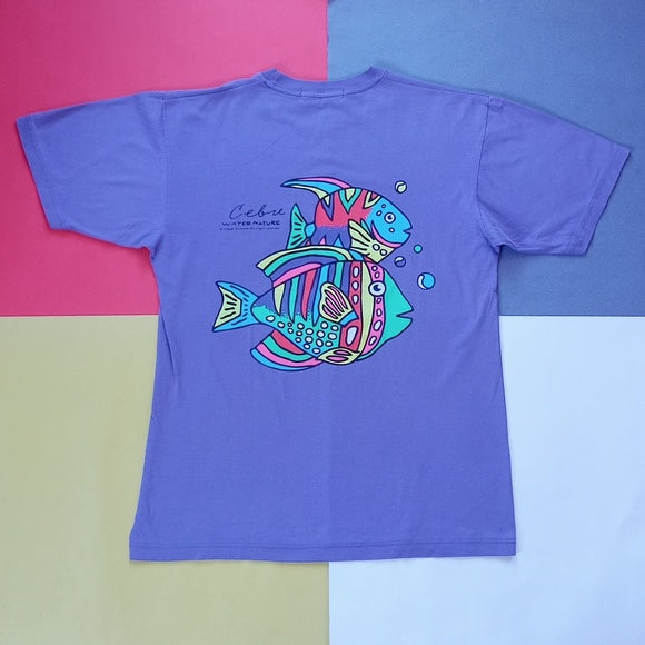 Vintage Cebre Water Nature Colorful Fish T-Shirt
