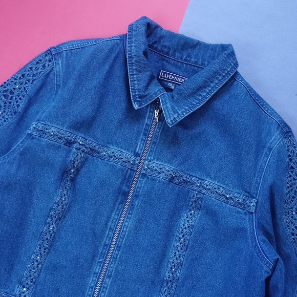 Vintage Lafei Nier Laced Demin Jacket