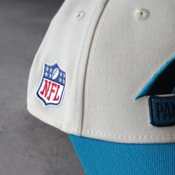 New Era Carolina Panthers NFL22 Sideline 39Thirty White/ Blue Flexfit Hat