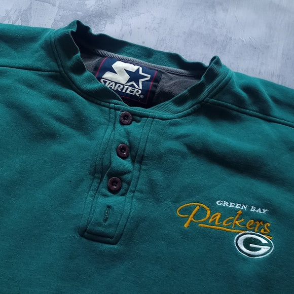 Vintage 90s STARTER NFL Green Bay Packers Crewneck Sweater UNISEX