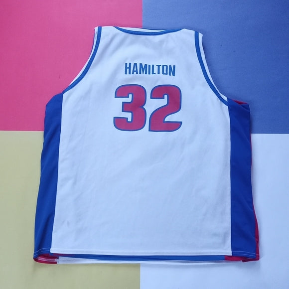 Detroit Pistons Joe Dumars Rip Hamilton Reversible Jersey