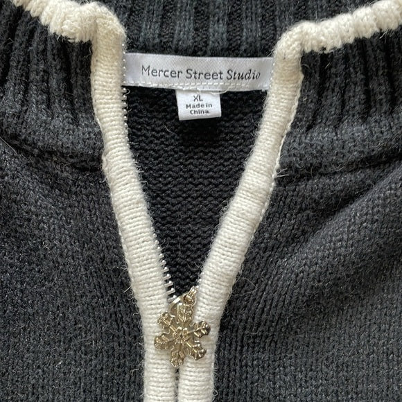 Vintage Snowmen & Snowflakes Ugly Sweater