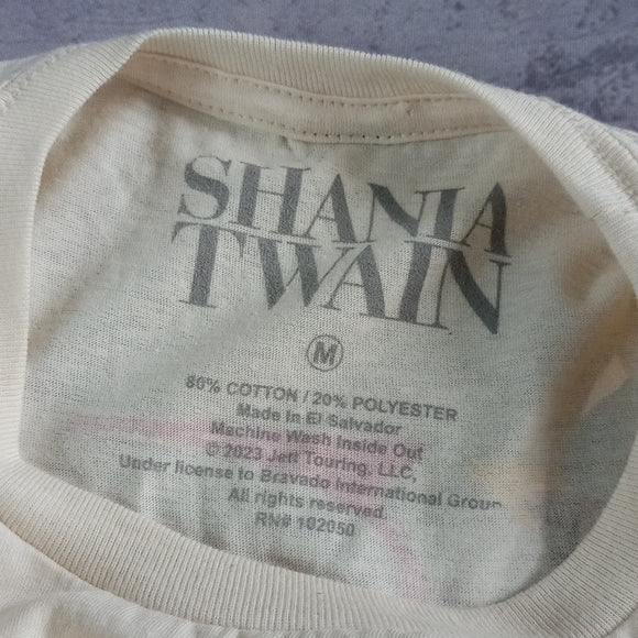 Shania Twain "Let's Go Girls" Big Print Band T-Shirt UNISEX