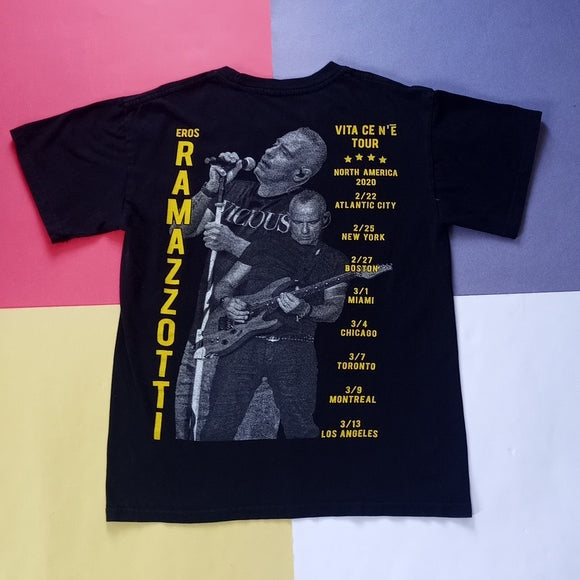 2022 EROS RAMAZZOTTI World Tour Aita Ce Nie Graphic T-Shirt Unisex