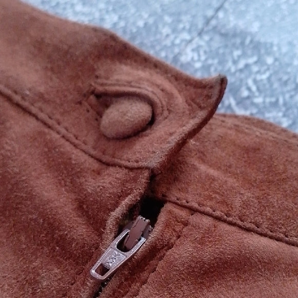 VINTAGE GIANFRANCO COLLI ITALY Brown Suede Skirt