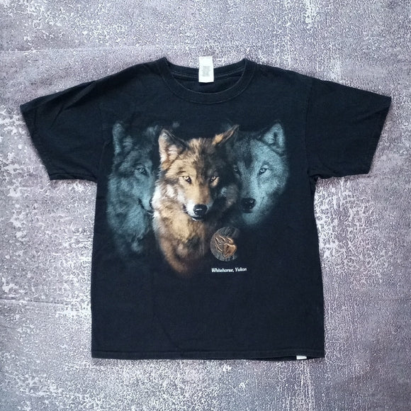 VINTAGE Y2K WOLFPACK WHITEHORSE, YUKON T-SHIRT KIDS